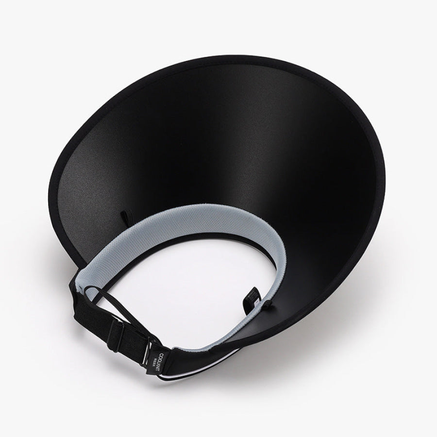 Plaid Natural Grass Adjustable Sun Hat Black / One Size Apparel and Accessories