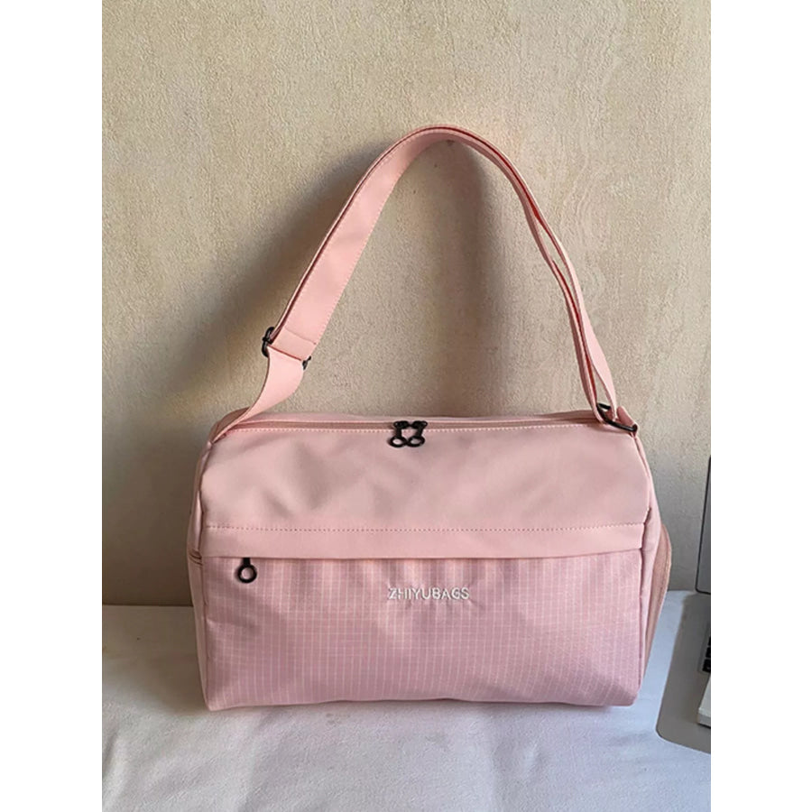 Plaid Oxford Cloth Travel Bag Apparel and Accessories