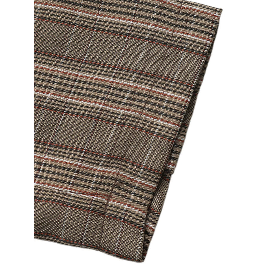 Plaid Single-Button Blazer Apparel and Accessories