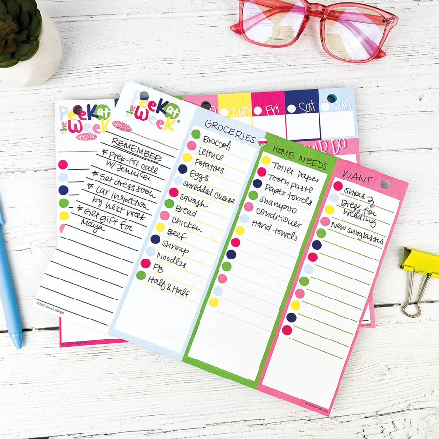 Plan Your Way Bundle | Daily &amp; Weekly Planner Pads Pads