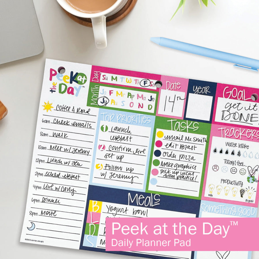 Plan Your Way Bundle | Daily &amp; Weekly Planner Pads Pads