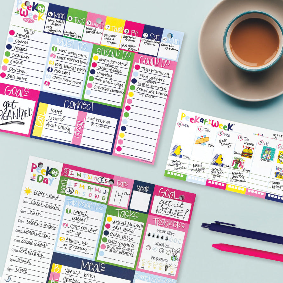 Plan Your Way Bundle | Daily &amp; Weekly Planner Pads Pads