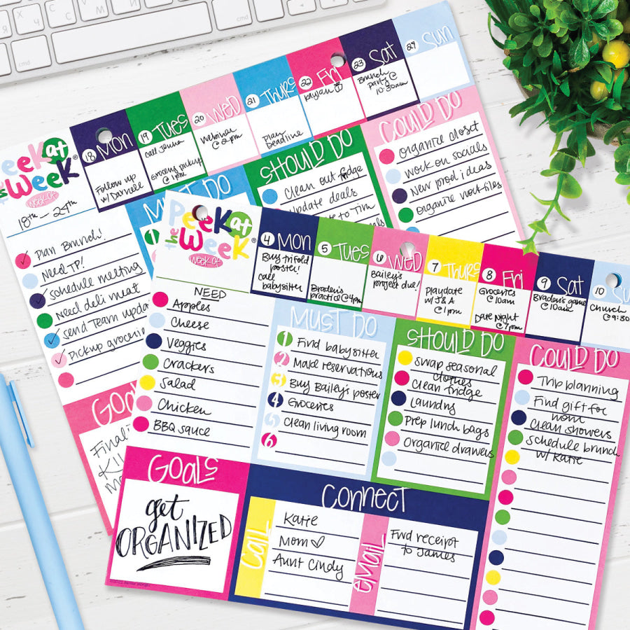 Plan Your Way Bundle | Daily &amp; Weekly Planner Pads Pads