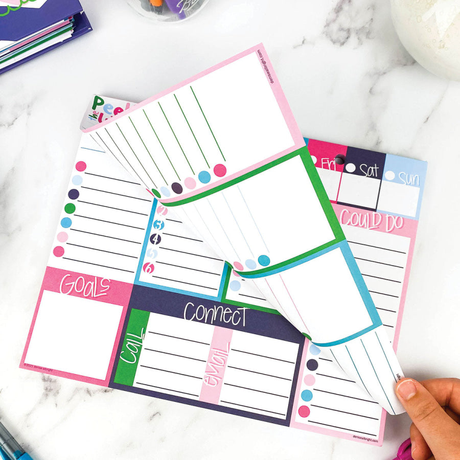 Plan Your Way Bundle | Daily &amp; Weekly Planner Pads Pads