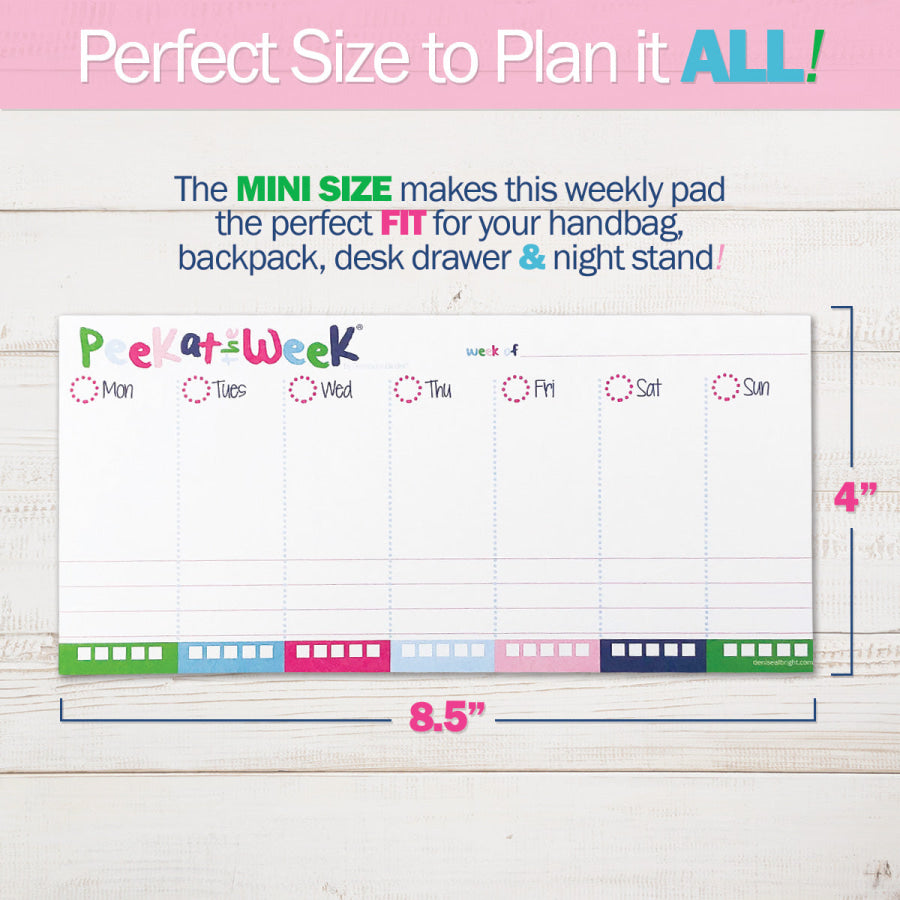 Plan Your Way Bundle | Daily &amp; Weekly Planner Pads Pads