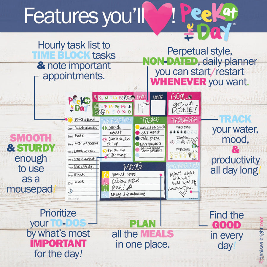 Plan Your Way Bundle | Daily &amp; Weekly Planner Pads Pads