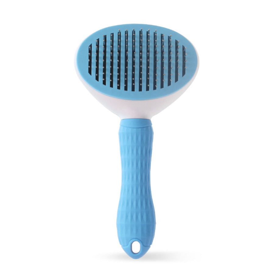 Plastic Pet Hair Remover Comb Sky Blue / One Size Apparel and Accessories