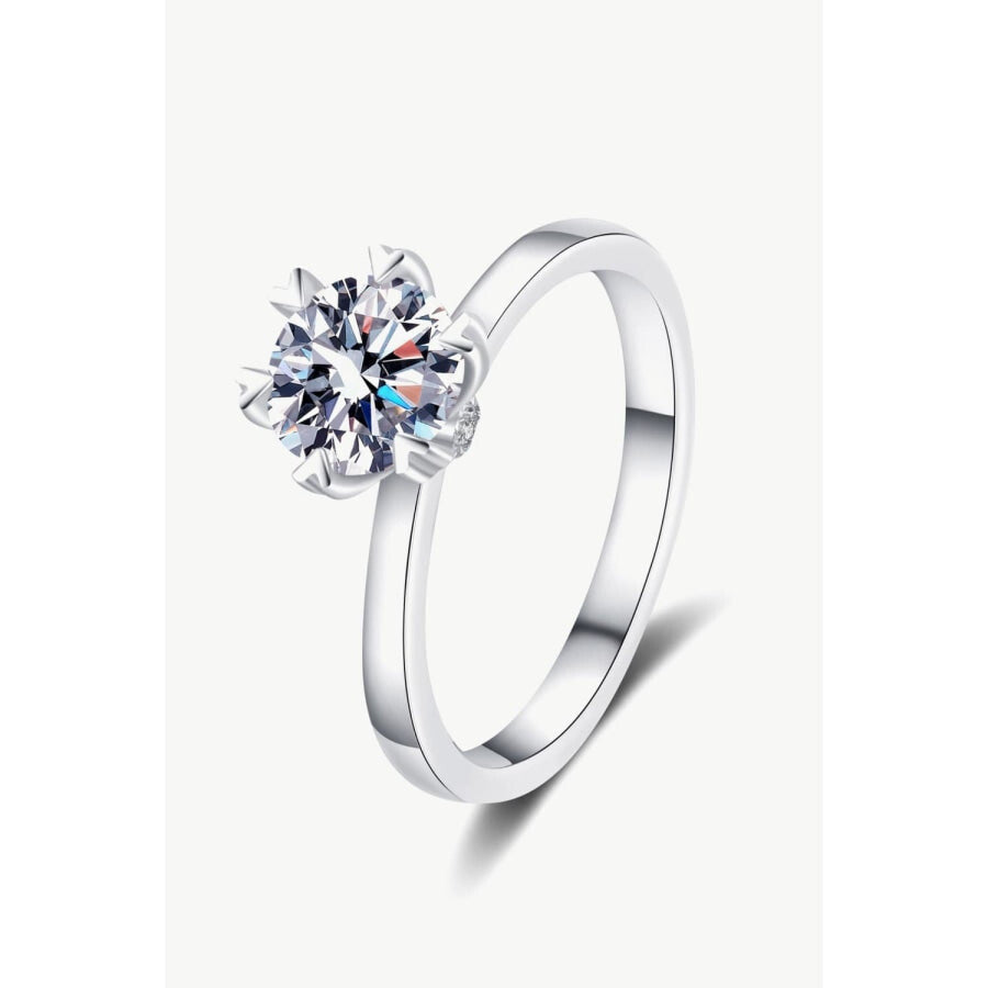 Pleasant Surprise 925 Sterling Silver 1 Carat Moissanite Ring