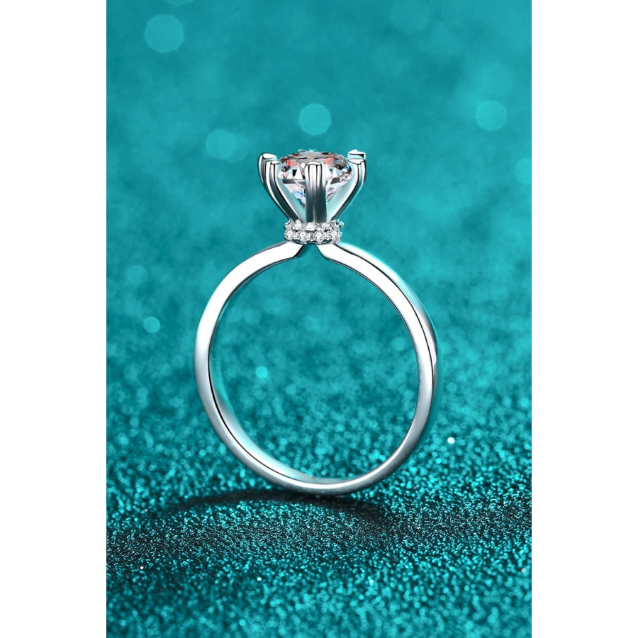 Pleasant Surprise 925 Sterling Silver 1 Carat Moissanite Ring