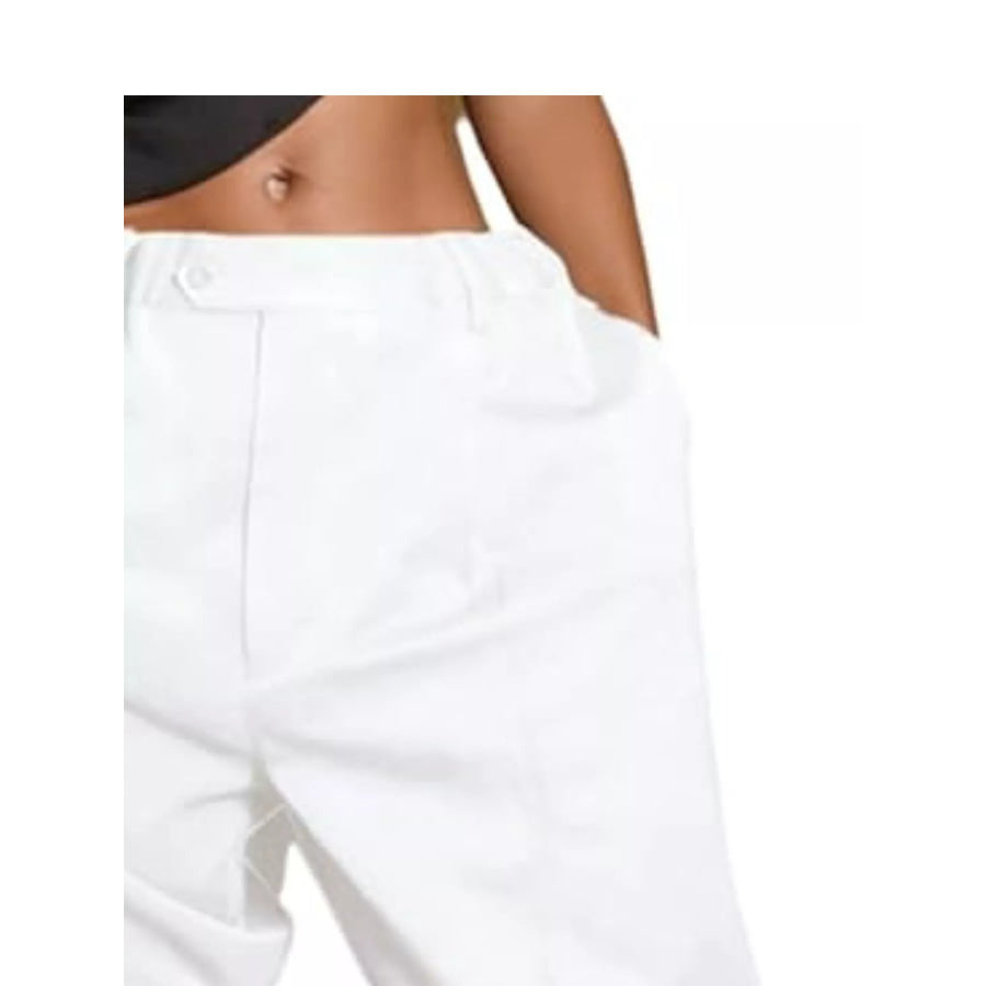 Pleated Detail High Waist Shorts Apparel and Accessories