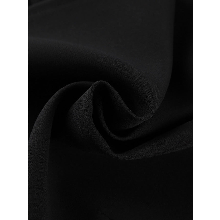 Pleated Detail Tube Mini Dress Apparel and Accessories