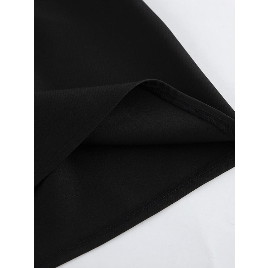 Pleated Detail Tube Mini Dress Apparel and Accessories