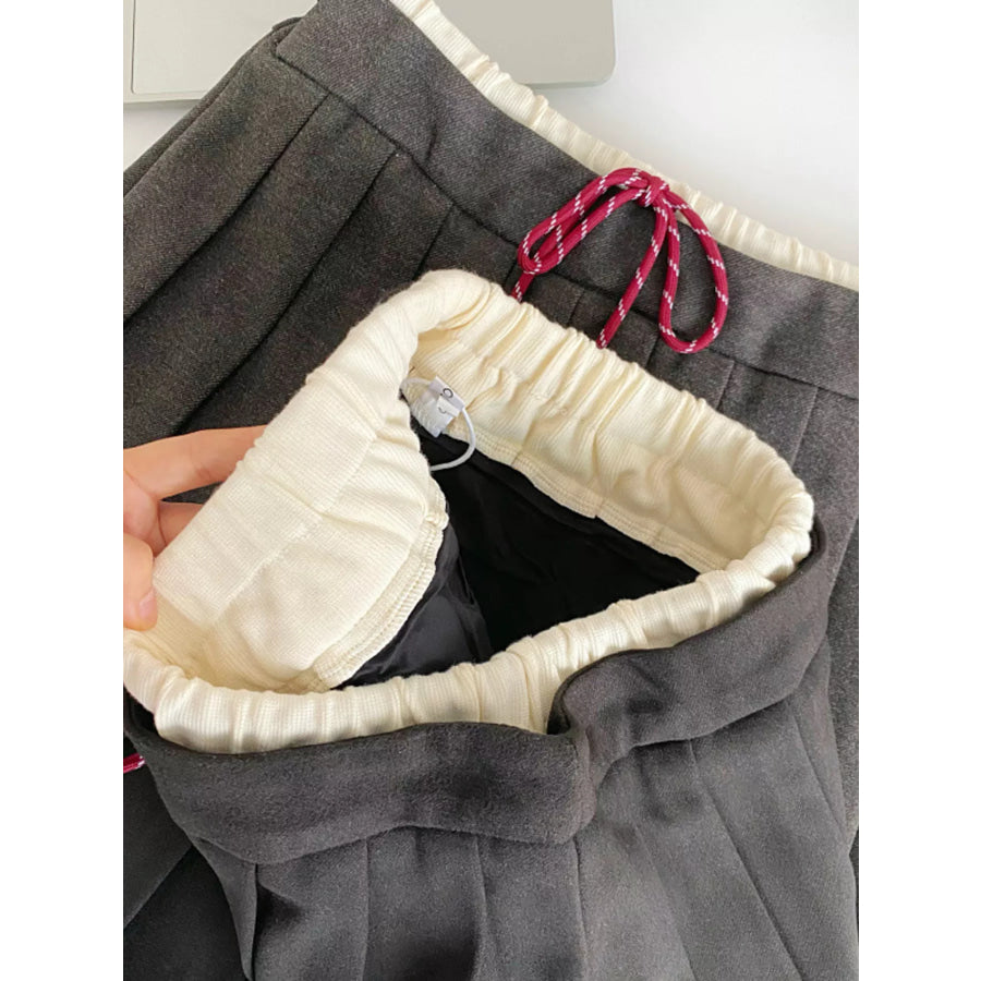 Pleated Mini Skirt Apparel and Accessories