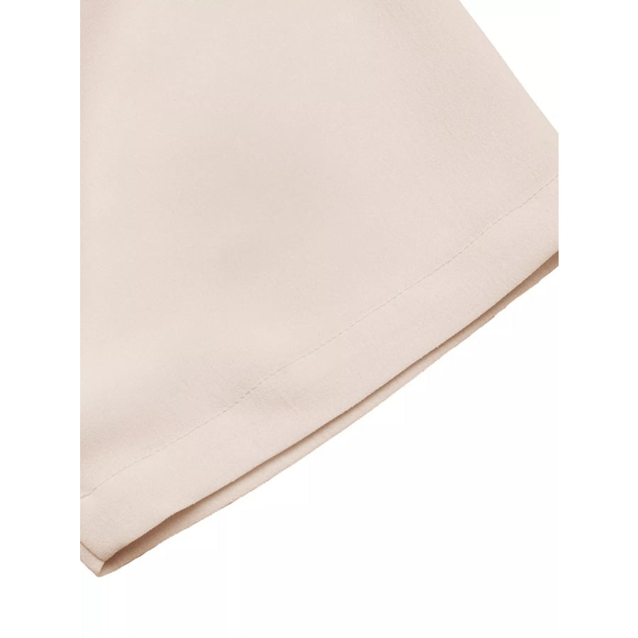 Pleated V-Neck Midi Dress Apparel and Accessories