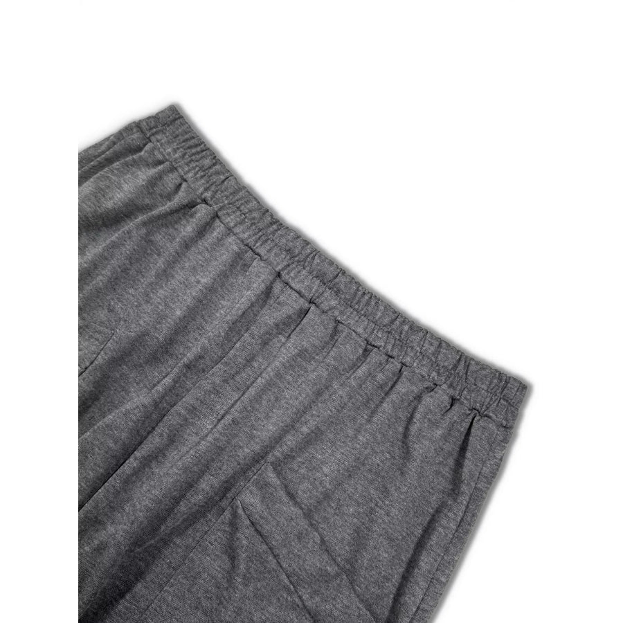 Plus Size Casual Loose Fit Top and Pants Two-Piece Set Apparel and Accessories