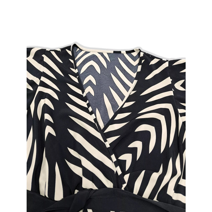Plus Size Chevron Print Wrap Maxi Dress Apparel and Accessories