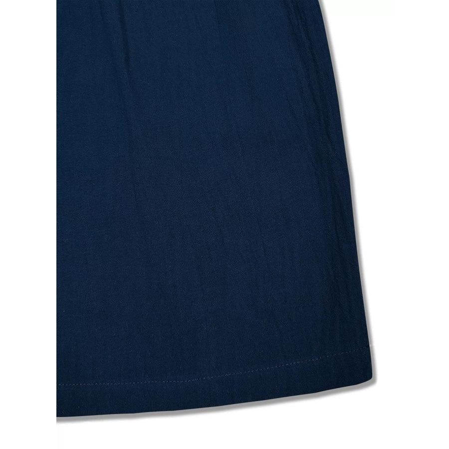 Plus Size Elastic Waist Casual Shorts Apparel and Accessories