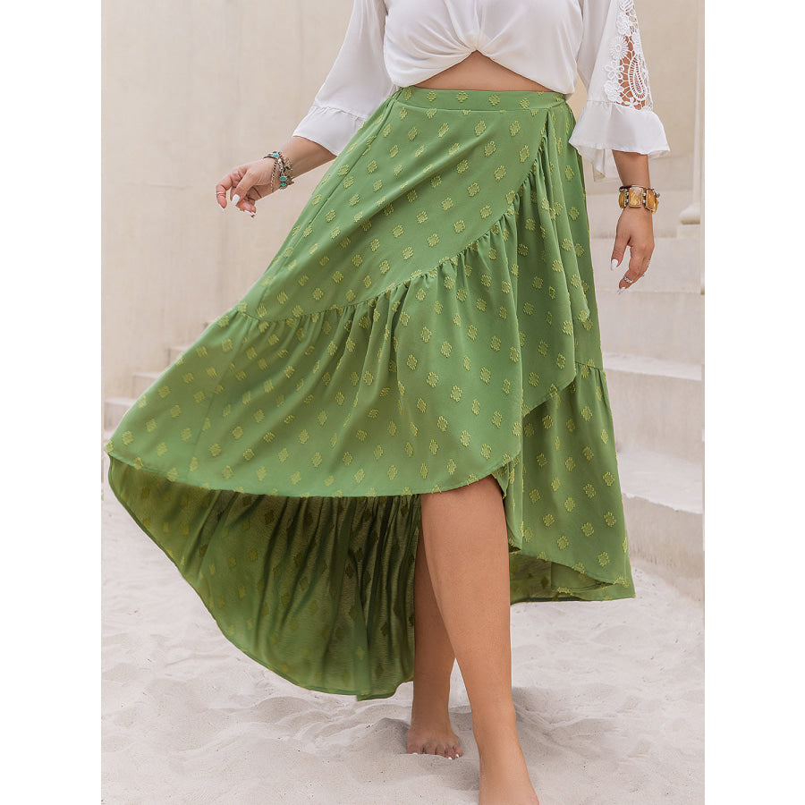 Plus Size High-Low Skirt Apparel and Accessories