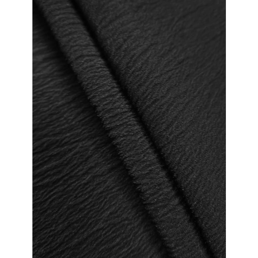 Plus Size High Waist Wide Leg Smocked Waist Pants Apparel and Accessories