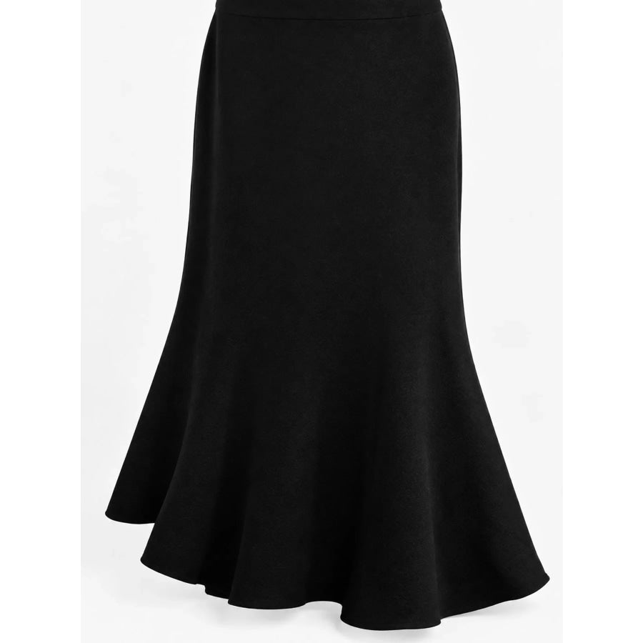 Plus Size High-Waisted Mermaid Skirt Apparel and Accessories