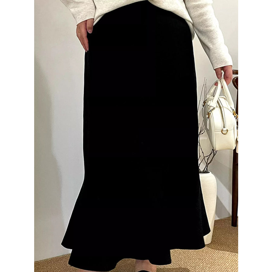 Plus Size High-Waisted Mermaid Skirt Apparel and Accessories