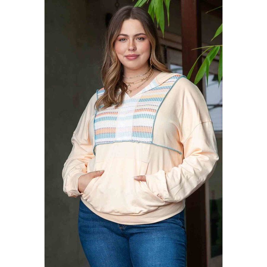 Plus Size Hoodie with Front Pocket