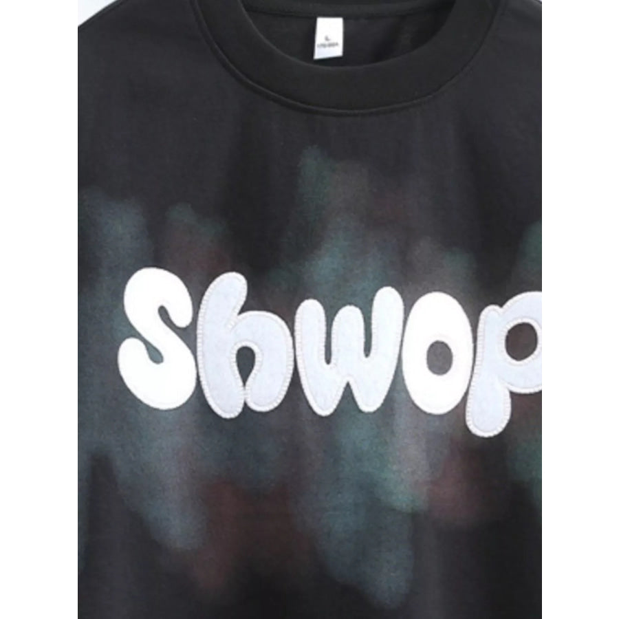 Plus Size Letter Graphic Short Sleeve T-Shirt Apparel and Accessories