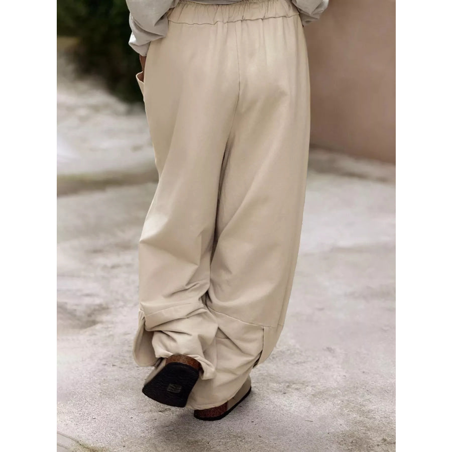 Plus Size Relaxed Fit Casual Pants Apparel and Accessories