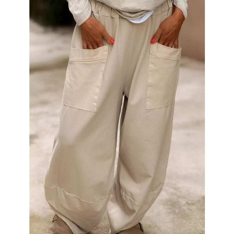 Plus Size Relaxed Fit Casual Pants Apparel and Accessories