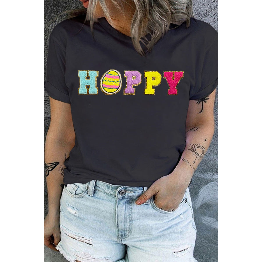 Plus Size Round Neck Short Sleeve T-Shirt Apparel and Accessories