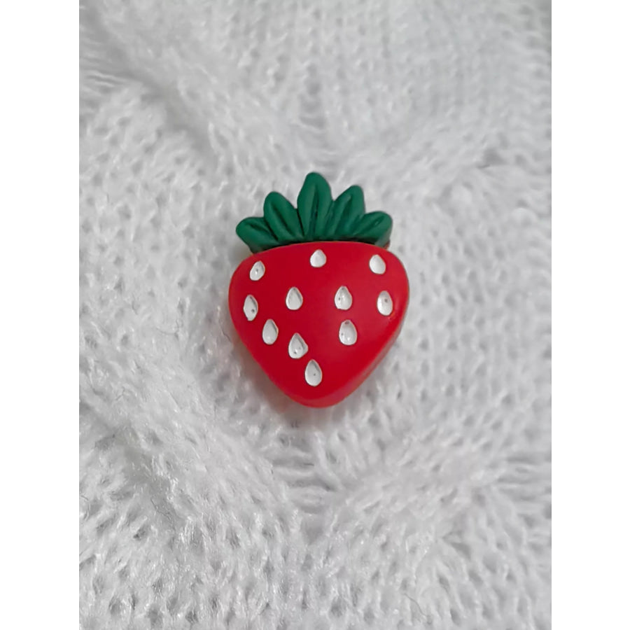 Plus Size Strawberry Cable Knit Sweater Dress Apparel and Accessories