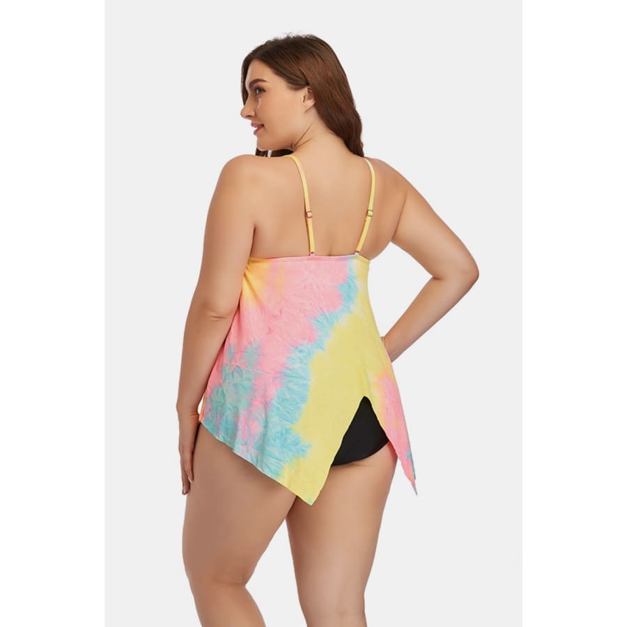 Tie dye two piece outfit hot sale plus size