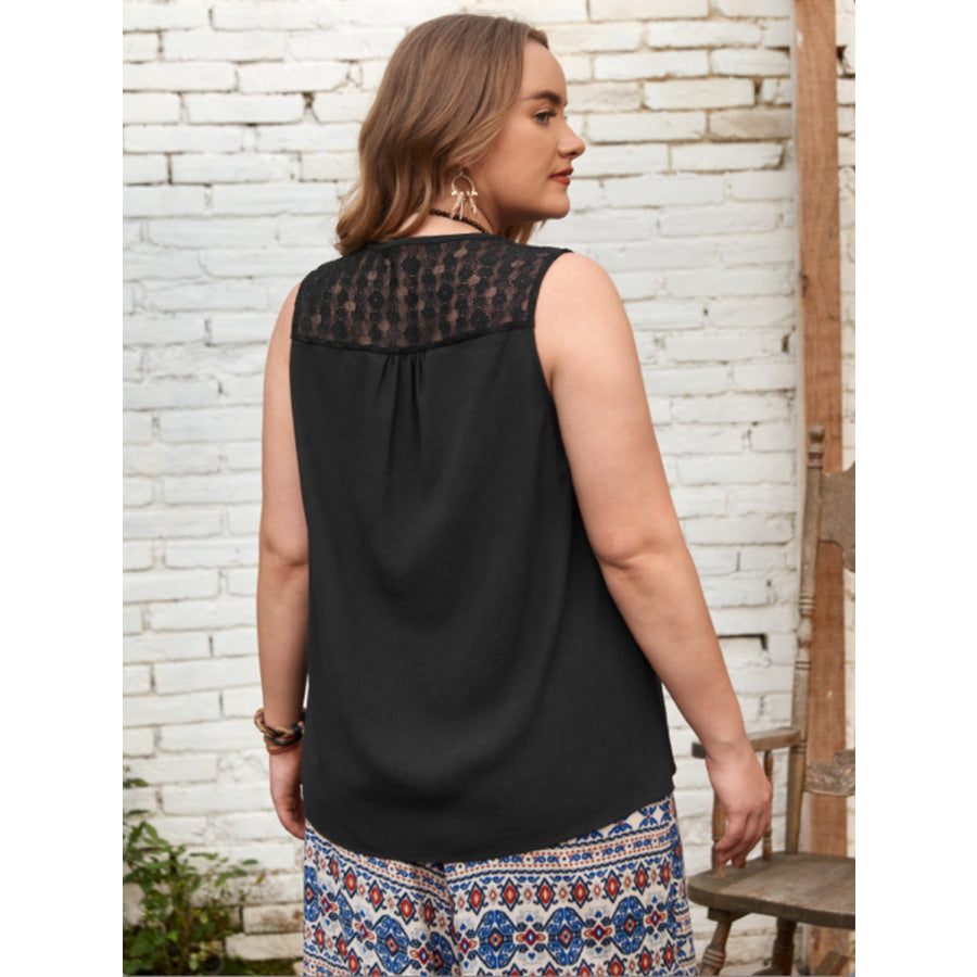 Plus Size V-Neck Tank Apparel and Accessories
