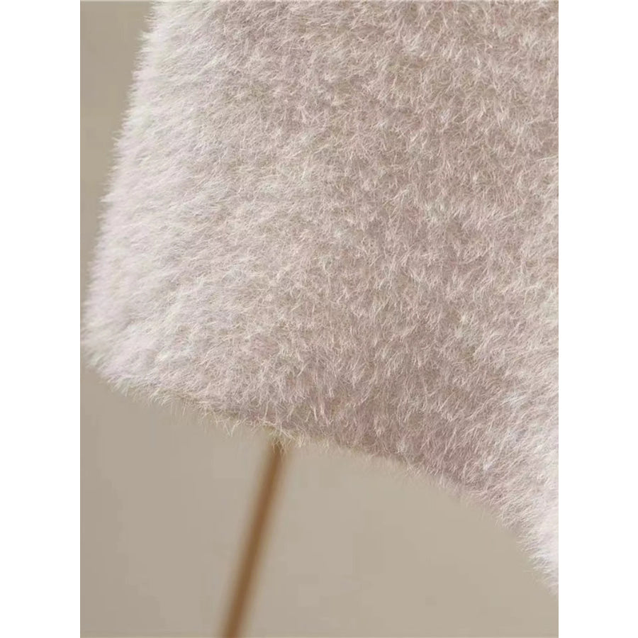 Plush Knit Mini Skirt Apparel and Accessories