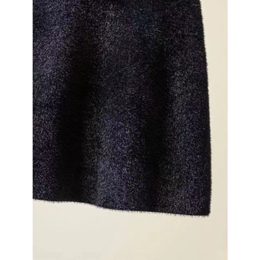Plush Knit Mini Skirt Apparel and Accessories