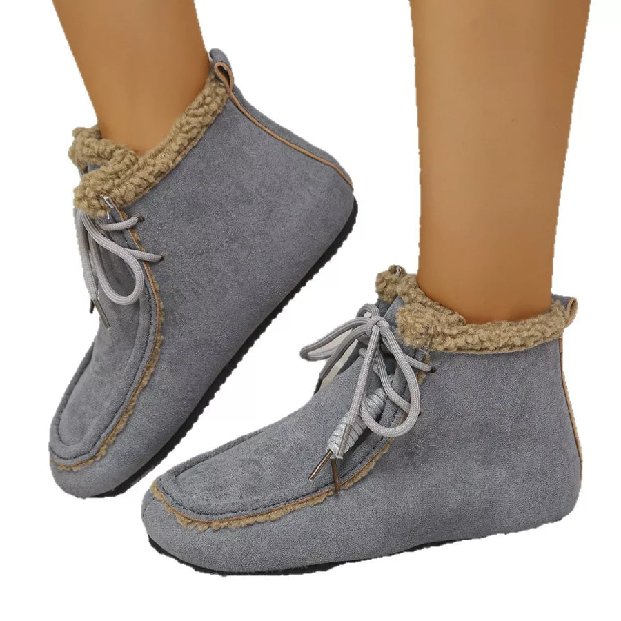 Plush Lined Ankle Boots footwear