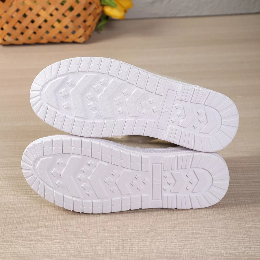 Plush-Lined Slip-Ons Apparel and Accessories