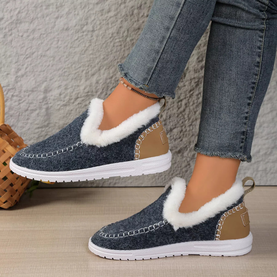Plush-Lined Slip-Ons Apparel and Accessories