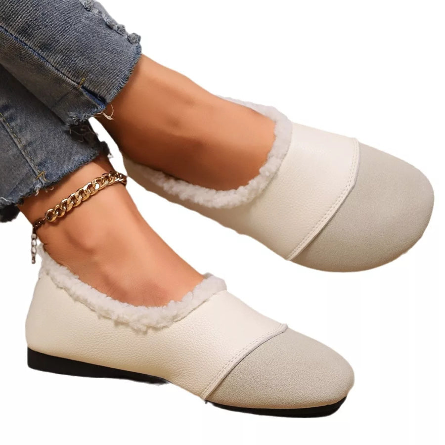 Plush-Lined Slip-Ons footwear