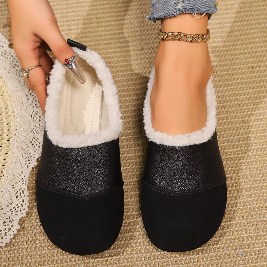 Plush-Lined Slip-Ons footwear