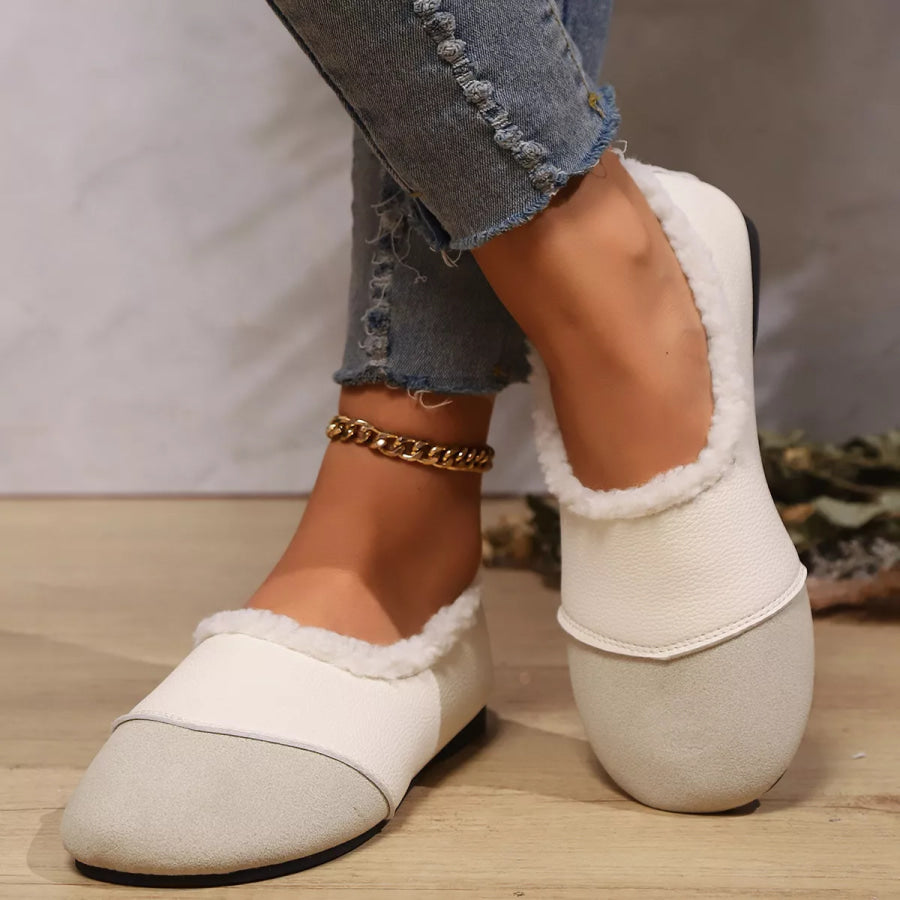 Plush-Lined Slip-Ons footwear