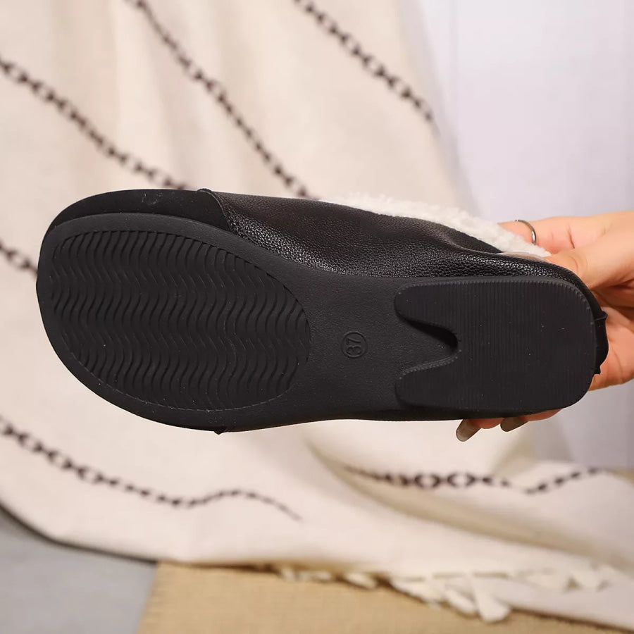 Plush-Lined Slip-Ons footwear