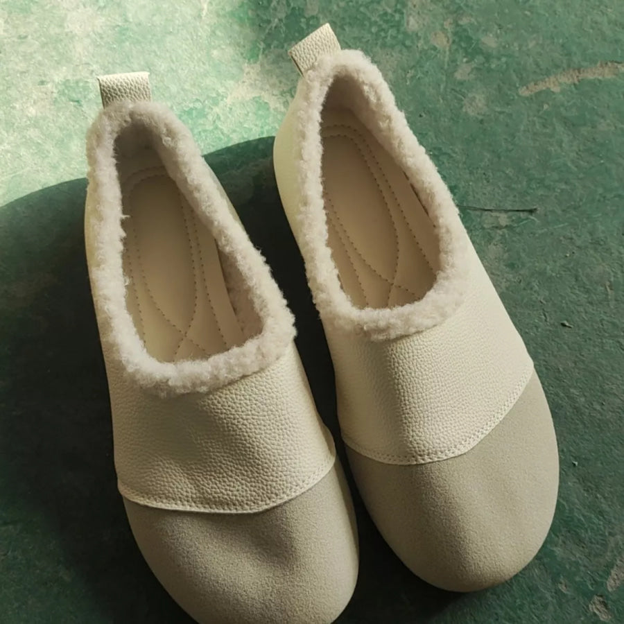 Plush-Lined Slip-Ons footwear