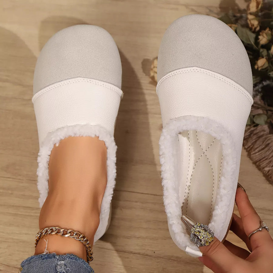 Plush-Lined Slip-Ons footwear