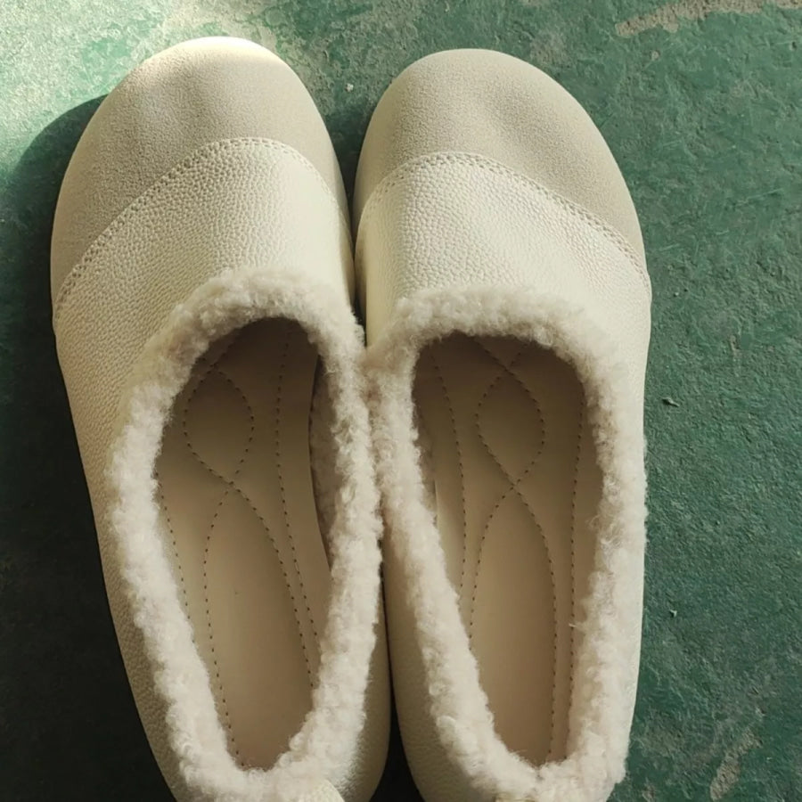 Plush-Lined Slip-Ons footwear