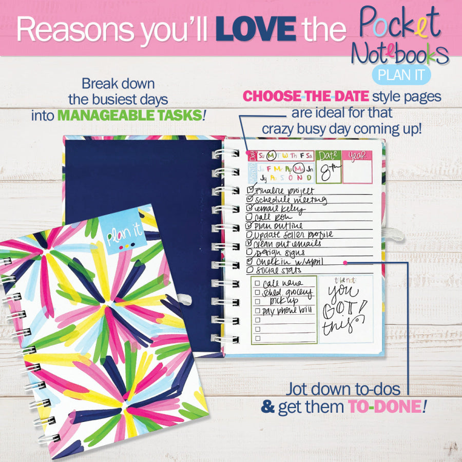 Pocket Notebooks | List Plan Doodle | 5 Styles Accessories