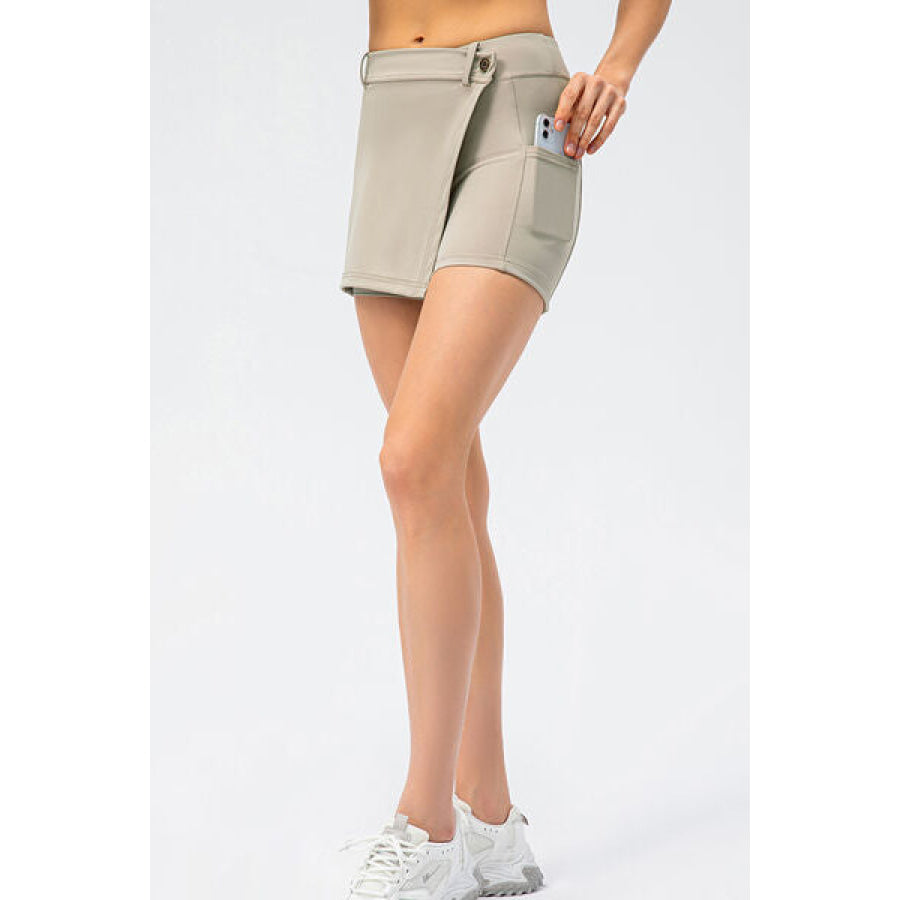 Pocketed Active Skort Clothing