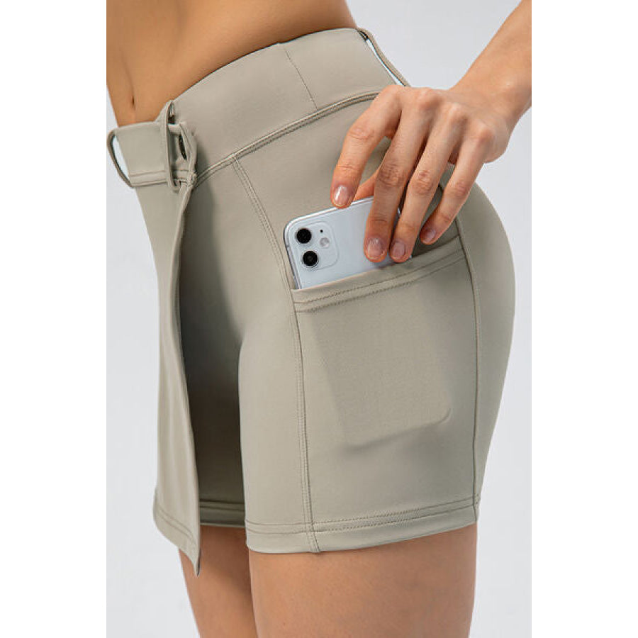 Pocketed Active Skort Clothing