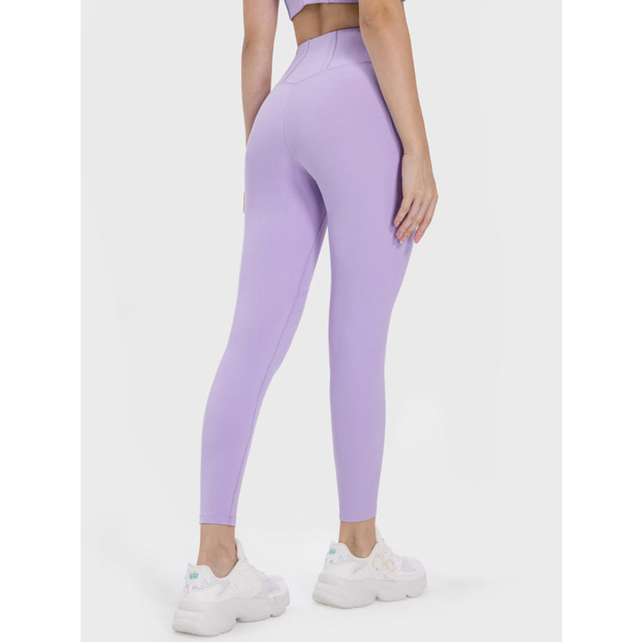 Pocketed High Waist Active Leggings Apparel and Accessories