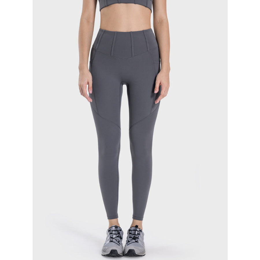 Pocketed High Waist Active Leggings Apparel and Accessories